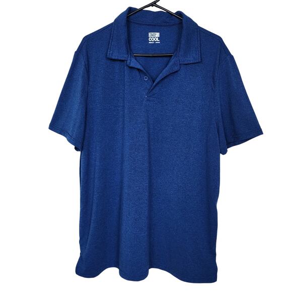 32° Cool Blue XL Mens Collared Shirt - Picture 1 of 5
